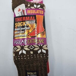 Brown Thermal Socks